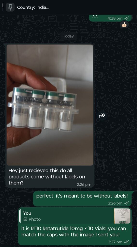 India delivery proof